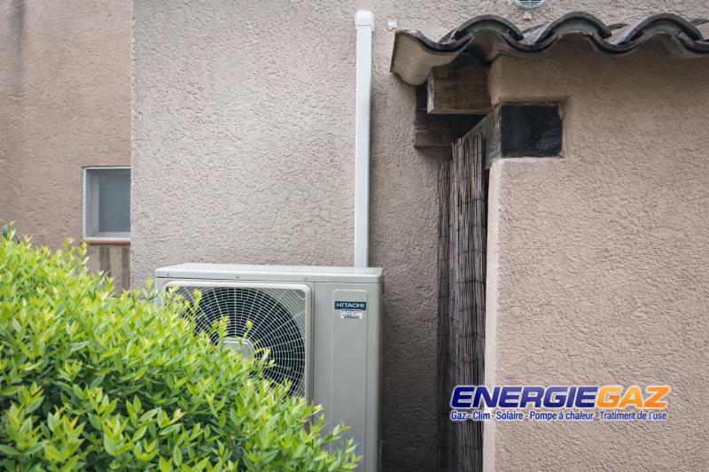 Raccordement hydraulique et fluide de la pompe à chaleur air-eau 