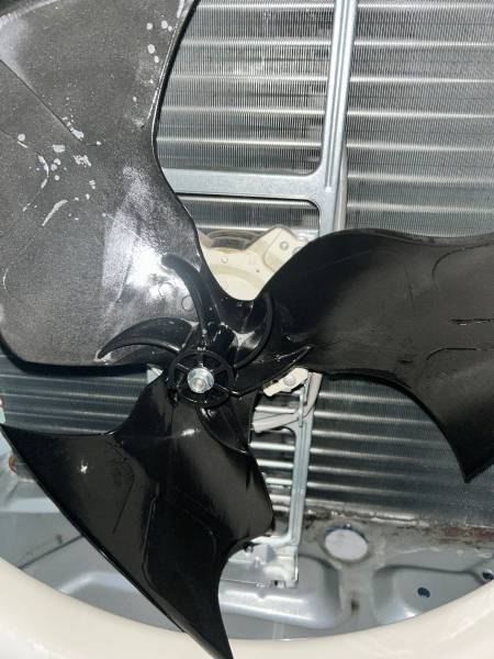 photo de l'hélice après le dépannage 