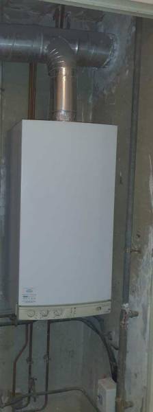 Ancienne chaudière Chaffoteaux avant remplacement par ENERGIE GAZ.