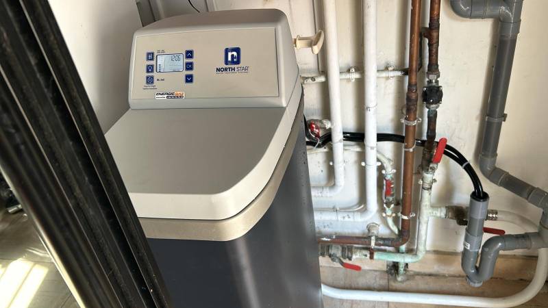 pose de l'adoucisseur North Star par ENERGIE GAZ