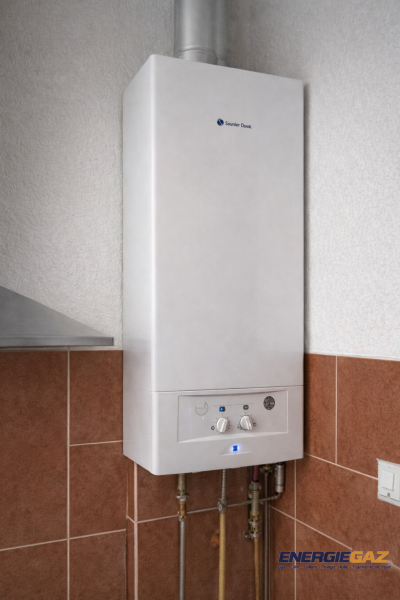 Nouvelle chaudière gaz à condensation ATLANTIC Naema installée par ENERGIE GAZ à La Seyne-sur-Mer (Var).